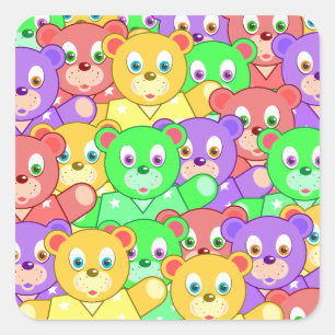 pegatinas de neón bears