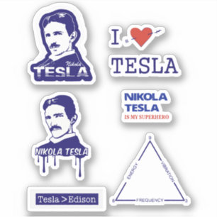 PEGATINAS de NIKOLA TESLA