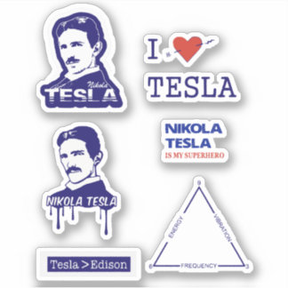 PEGATINAS de NIKOLA TESLA