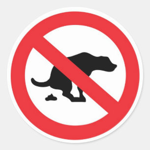 pegatinas de "ningún impulso del perro"
