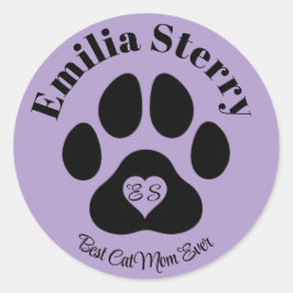 Pegatinas De Nombre E Iniciales Personalizados Par