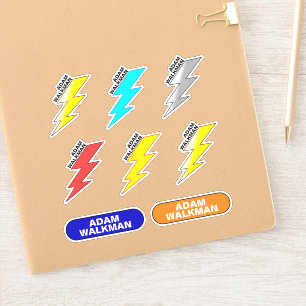 Pegatinas de nombres para niños (Etiquetas imperme