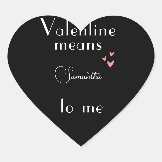 Pegatinas de nombres personalizados de El día de S (Anverso)