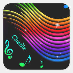 Pegatinas de nombres personalizados de Ilustracion