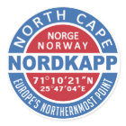 PEGATINAS de Noruega de NORDKAPP