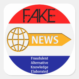 PEGATINAS de noticias falsas