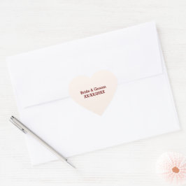 Pegatinas de novia y boda de novio personalizadas