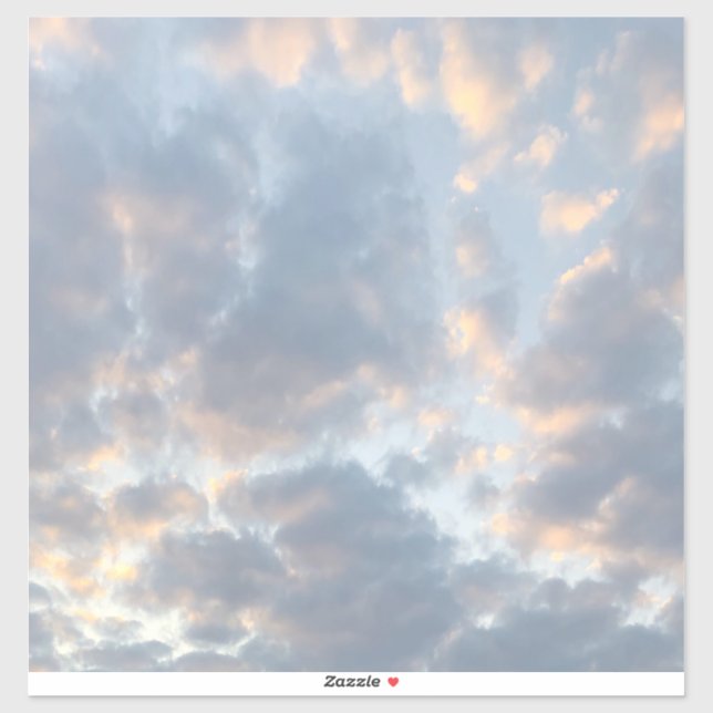 Pegatinas de nubes estéticas (Hoja)