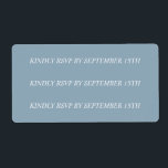 Pegatinas de 'nueva fecha RSVP' personalizado para<br><div class="desc">Pegatinas personalizados</div>