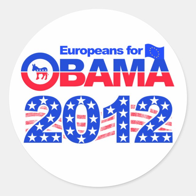 PEGATINAS de OBAMA 2012 (Anverso)