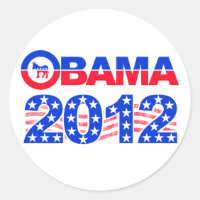 PEGATINAS de OBAMA 2012