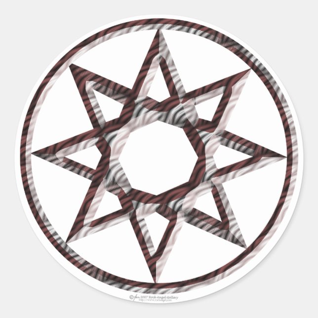 Pegatinas de Octagram (Anverso)