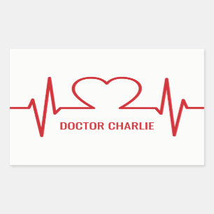 Pegatinas de ocupación y nombre personalizados de 