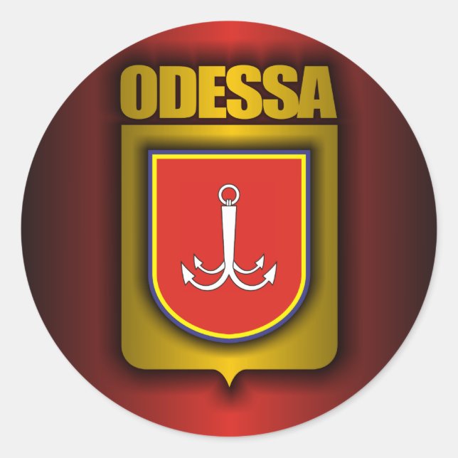 pegatinas de "Odessa Steel" (Anverso)