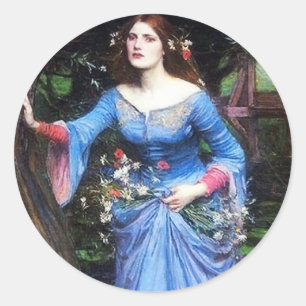 Pegatinas de Ofelia del Waterhouse