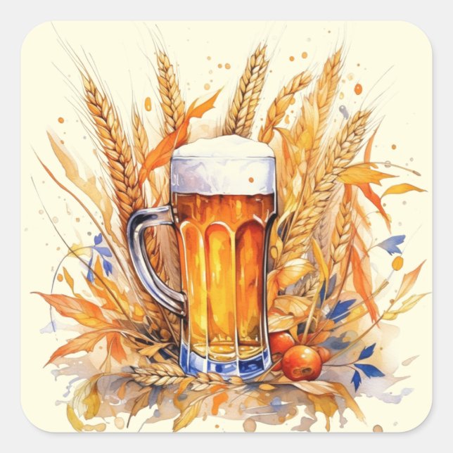 Pegatinas de Oktoberfest (Anverso)