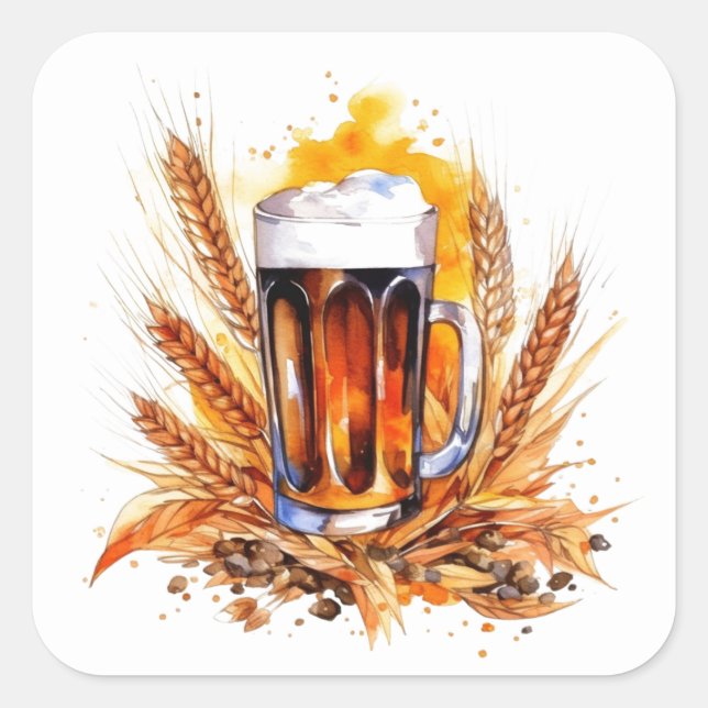 Pegatinas de Oktoberfest (Anverso)