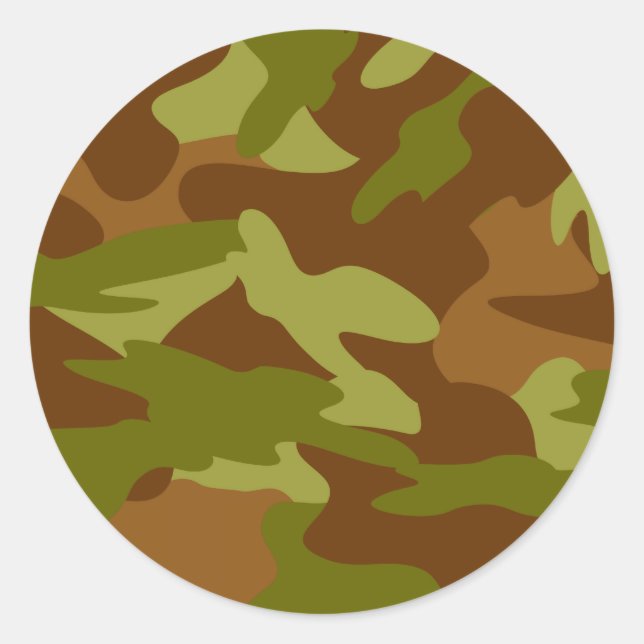 Pegatinas de Olive Camo / Sellos de Heard_ (Anverso)