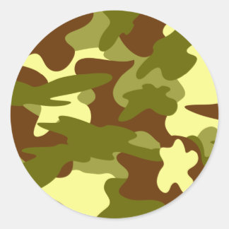 Pegatinas de Olive y Cream Camo / Sellos de Heard_