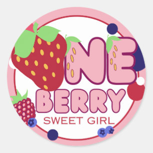 Pegatinas de One Berry Sweet Chica