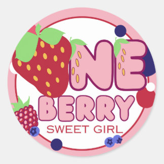 Pegatinas de One Berry Sweet Chica