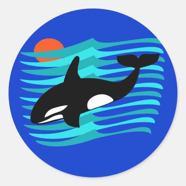 Pegatinas de Orca (Anverso)