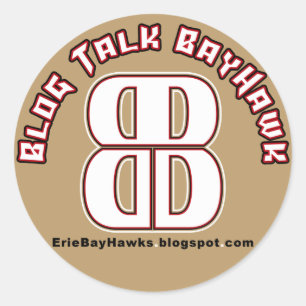 Pegatinas de oro de Blog Talk BayHawk