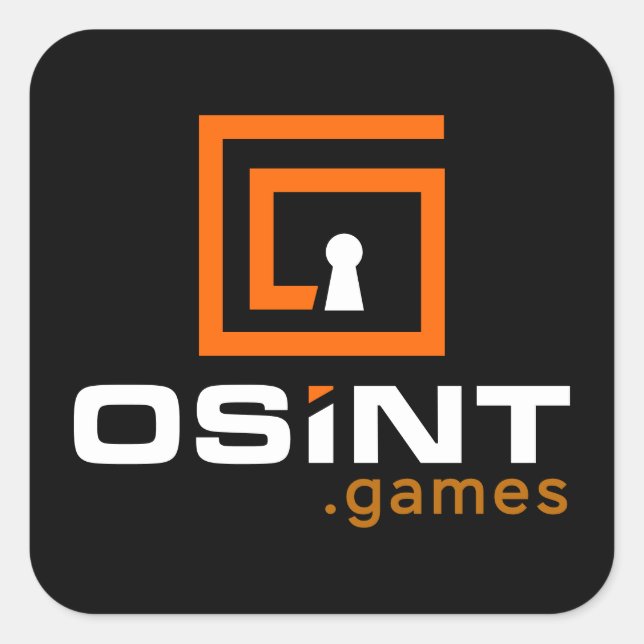 PEGATINAS de OSINT Games 3"x3" (Anverso)