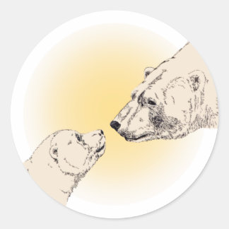 Pegatinas de ositos polares Pegatinas de osos salv