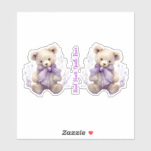 Pegatinas De Oso Gentil De Corazón - Diseño De Oso