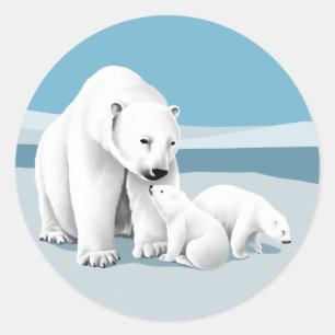 Pegatinas de oso polar