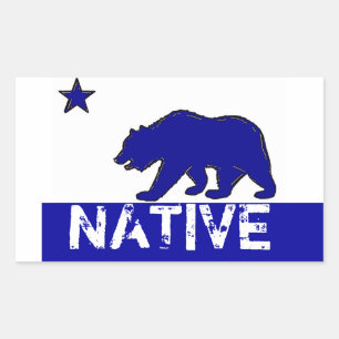 Pegatinas de osos del estado natural de California