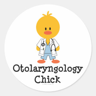 Pegatinas de Otolaryngology Chick
