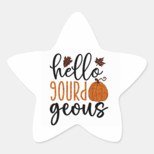 Pegatinas de otoño de Hello Gourdgeous