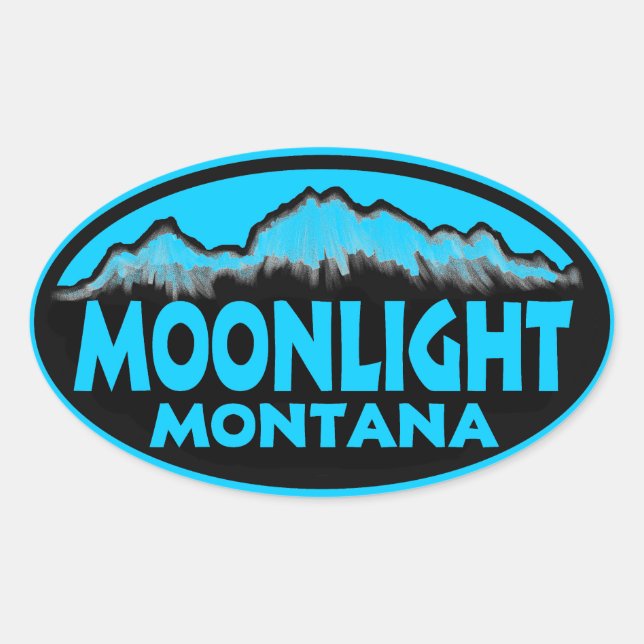 Pegatinas de óvulos azules de Montana (Anverso)