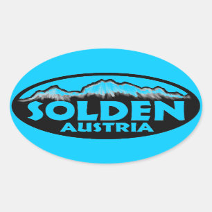 Pegatinas de óvulos azules de Solden Austria