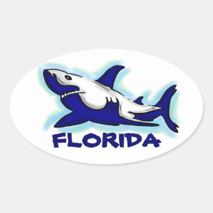 Pegatinas de óvulos de tiburón azul de Florida