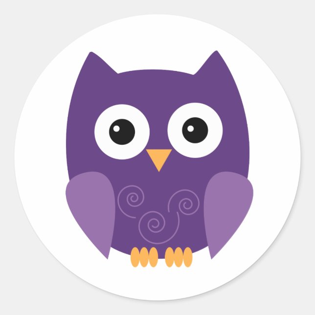 Pegatinas de Owl Halloween (Anverso)
