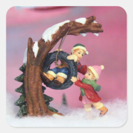 Pegatinas de País de las Maravillas de Invierno