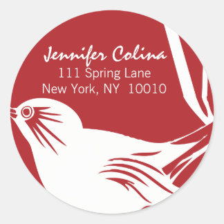 Pegatinas de pájaro de Chirping personalizables