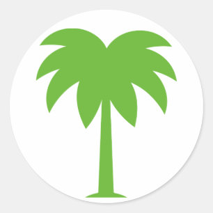 Pegatinas de palmera