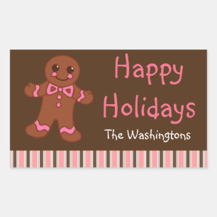 Pegatinas de pan de chocolate personalizado