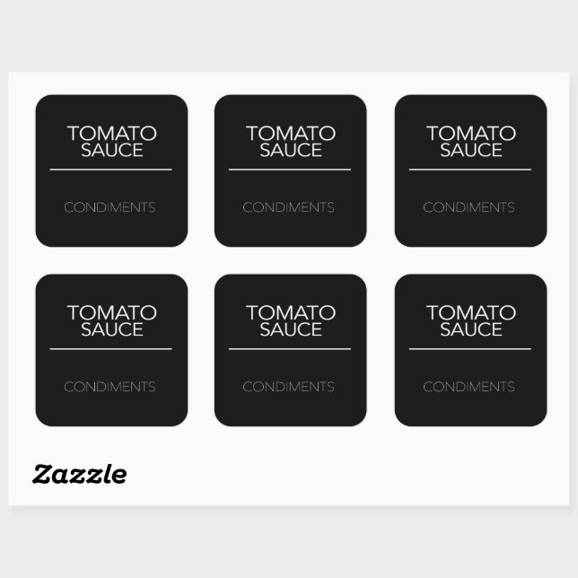 Pegatinas de Pantry Labels (Hoja)