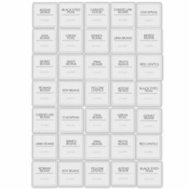 Pegatinas de Pantry Labels