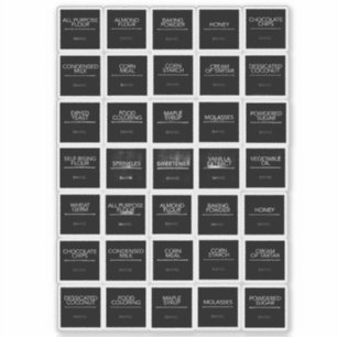 Pegatinas de Pantry Labels