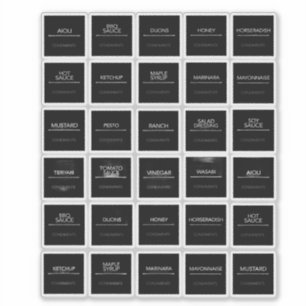 Pegatinas de Pantry Labels