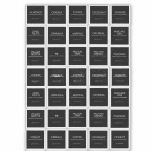 Pegatinas de Pantry Labels