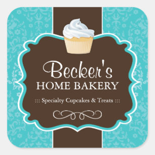 Pegatinas de paquetes de panadería