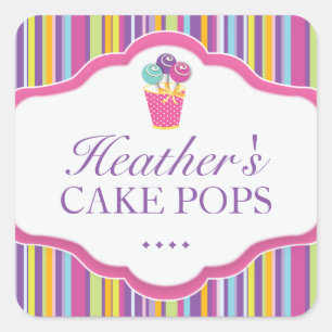 Pegatinas de paquetes de panadería