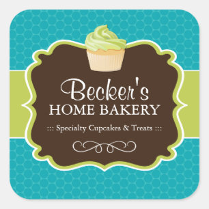 Pegatinas de paquetes de panadería